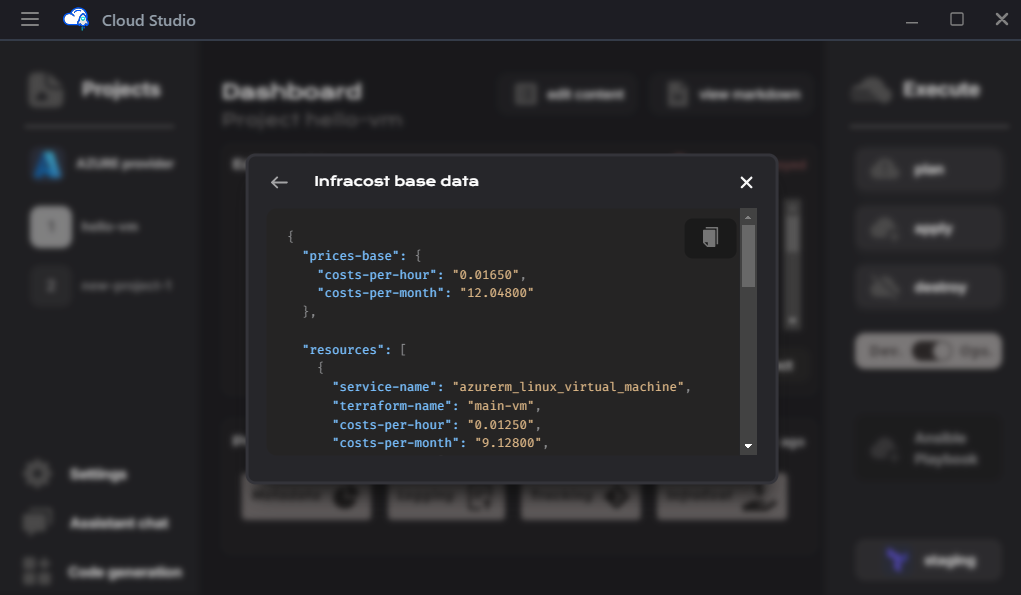 Initial Dashboard